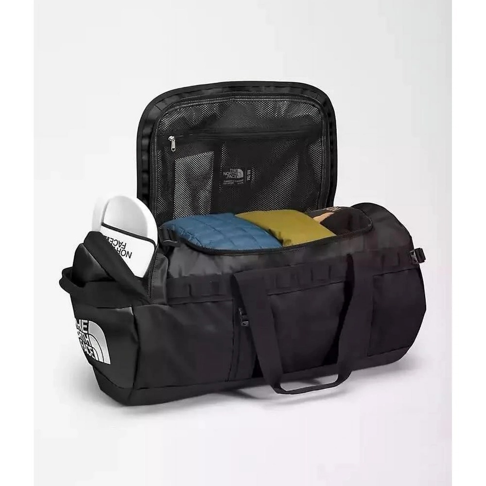 NWT $160 The North Face Golden State Duffel Bag Black 71L M Travel - Picture 2 of 8